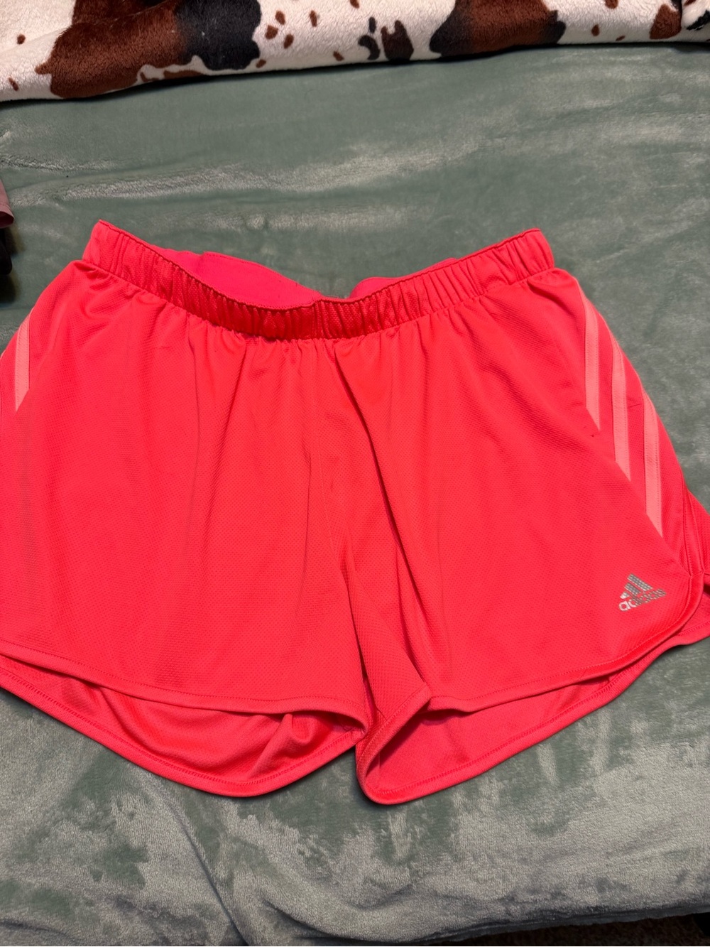 adidas Hot Pink Athletic Running Shorts